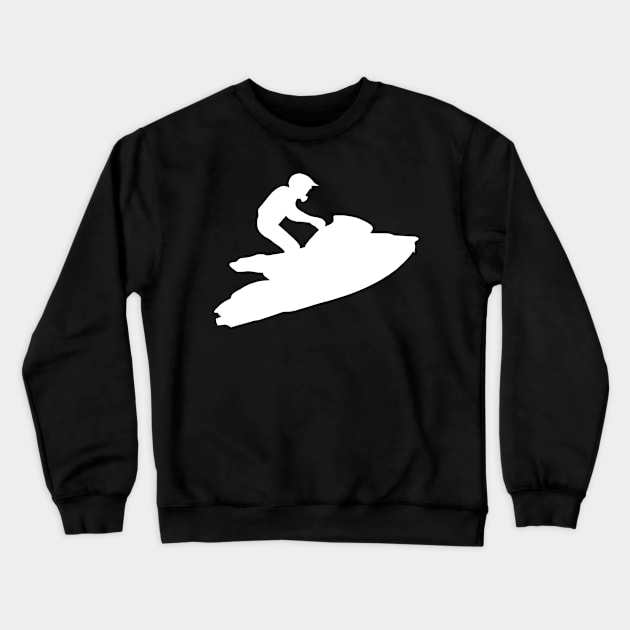 Jumping Jet Ski Crewneck Sweatshirt by Ramateeshop